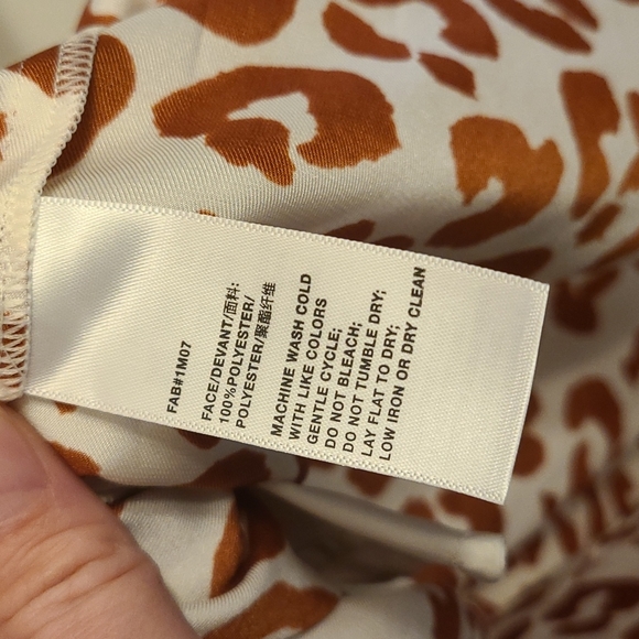 Layfayette 148 Animal Print Shirt Dress Size Small - Picture 5 of 6